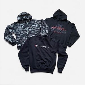 Assholes Live Forever Sweatshirt Bundle 2 Hoodies 1 Crewneck